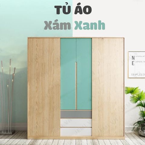 Tủ Quần Áo Có Gương Soi TQA-G01