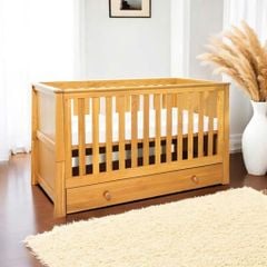 Nôi - Giường Cũi Trẻ Em Đa Năng Gỗ Sồi Mỹ Cao Cấp