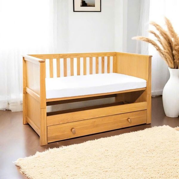 Nôi - Giường Cũi Trẻ Em Đa Năng Gỗ Sồi Mỹ Cao Cấp