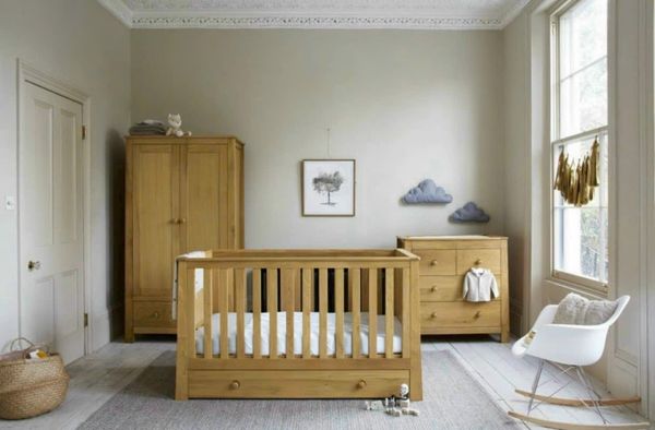 Nôi - Giường Cũi Trẻ Em Đa Năng Gỗ Sồi Mỹ Cao Cấp