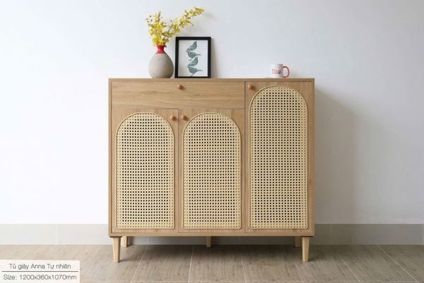 Tủ Giày Nan Mây Anna M120