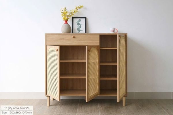 Tủ Giày Nan Mây Anna M120