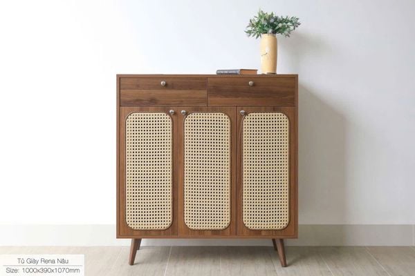 Tủ Giày Nan Mây Rena M100