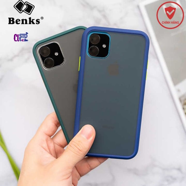 ỐP LƯNG IPHONE 11 BENKS SMOOTH CHỐNG SỐC VIỀN DẺO CHÍNH HÃNG