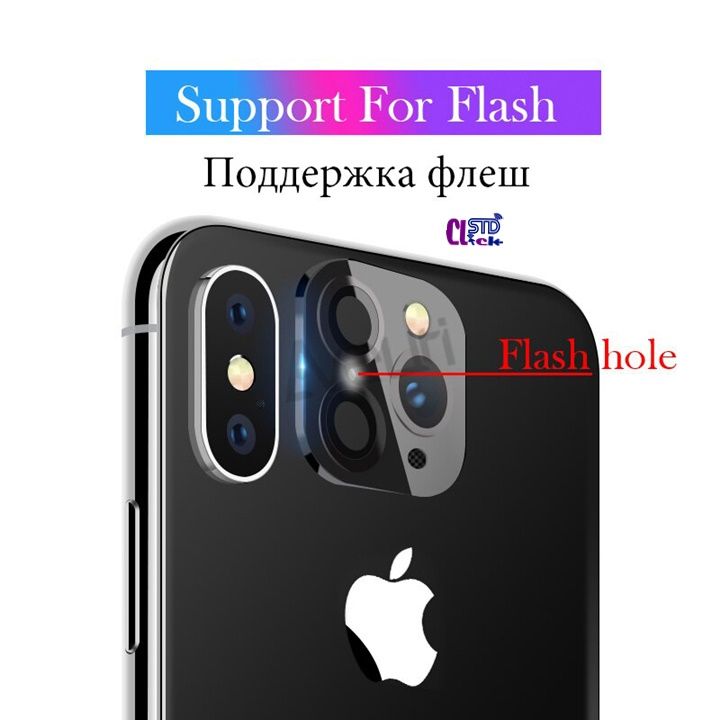 MIẾNG DÁN GIẢ CAMERA IPHONE 11 PRO MAX CHO IPHONE X - XS - XS MAX