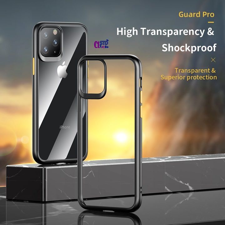 ỐP LƯNG IPHONE 11 PRO MAX - 11 PRO - 11 ROCK ROCK GUARD PRO LƯNG TRONG CHÍNH HÃNG