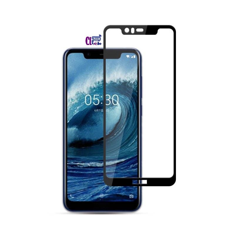 MIẾNG DÁN CƯỜNG LỰC NOKIA 5.1 PLUS - X5 FULL 5D TEMPERED GLASS