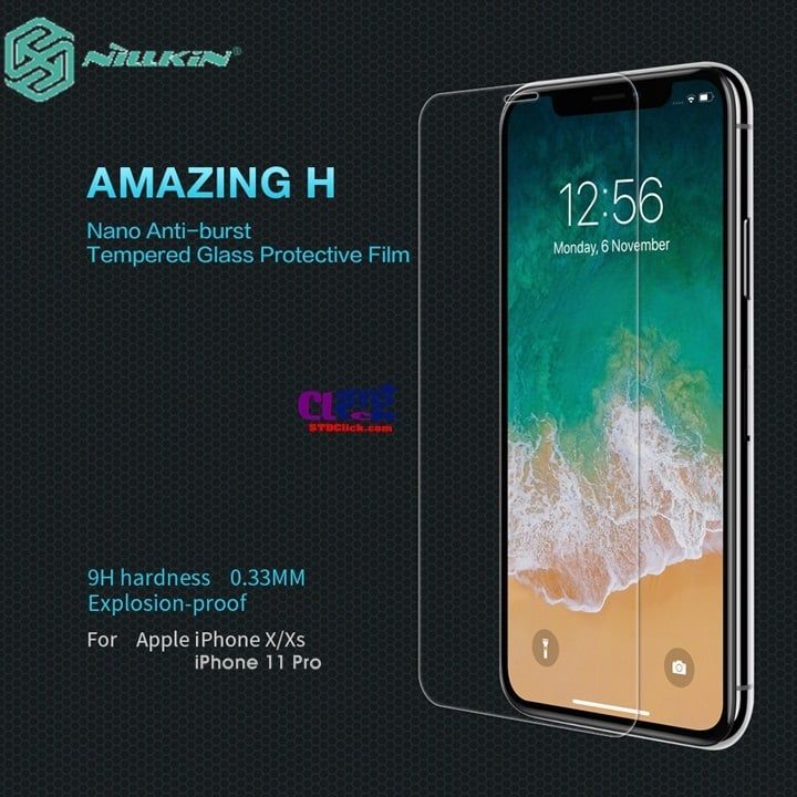 KÍNH CƯỜNG LỰC IPHONE 11 PRO NILLKIN AMAZING H CHÍNH HÃNG