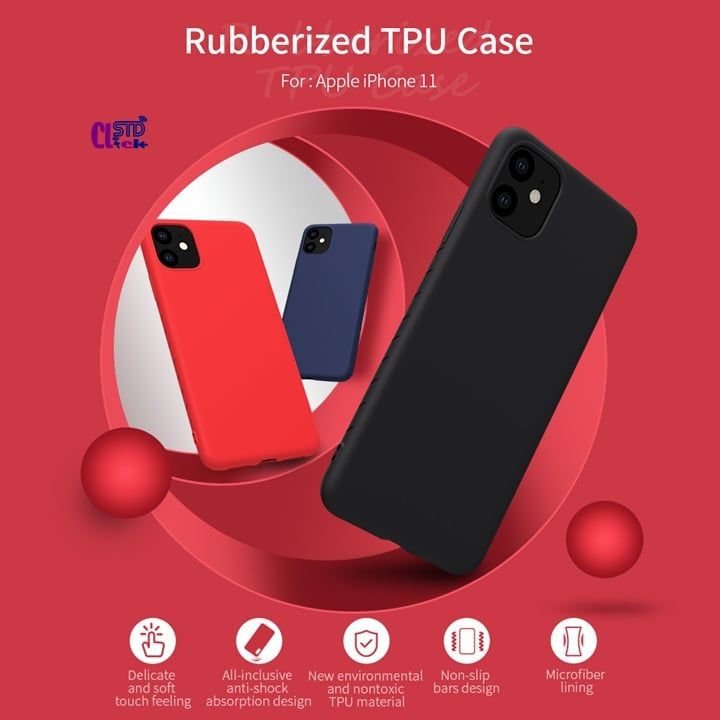 ỐP LƯNG IPHONE 11 NILLKIN RUBBER WRAPPED CHÍNH HÃNG