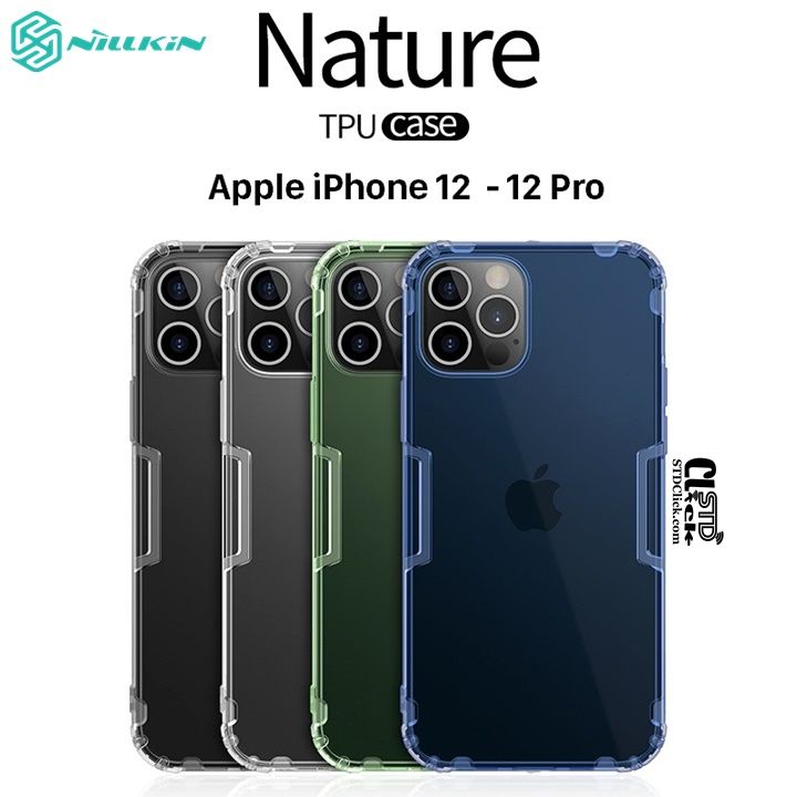 ỐP LƯNG IPHONE 12 - 12 PRO NILLKIN SILICON CHÍNH HÃNG