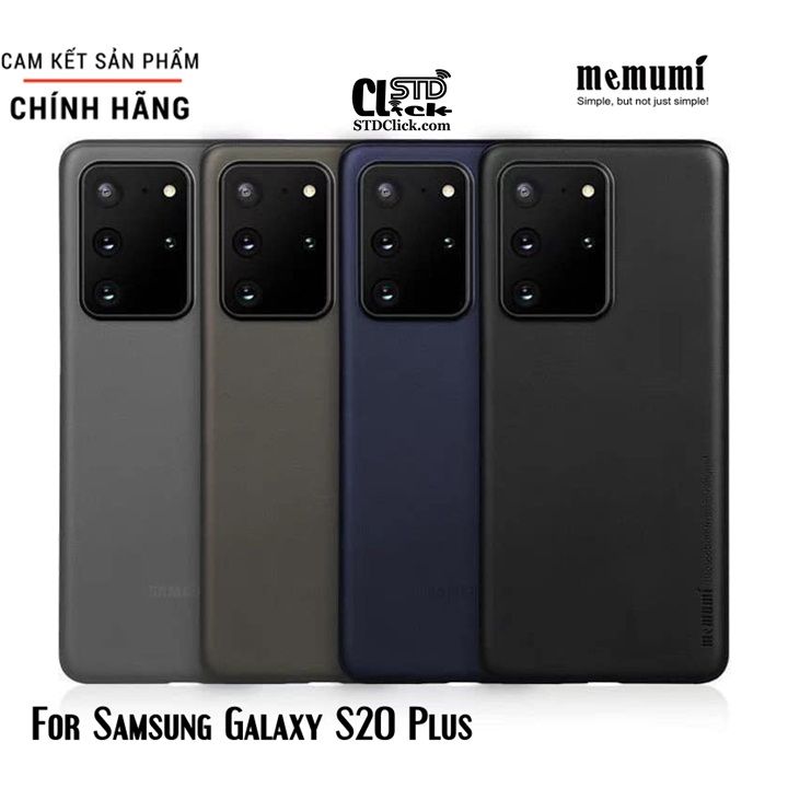 ỐP LƯNG SAMSUNG GALAXY S20 PLUS MEMUMI MỎNG LỤA CHÍNH HÃNG