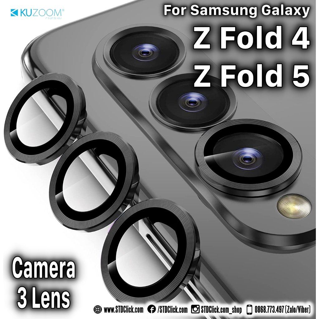 KÍNH CƯỜNG LỰC CAMERA SAMSUNG GALAXY Z FOLD 5 5G - Z FOLD 4 5G KUZOOM AR CHÍNH HÃNG