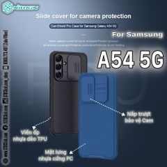 ỐP LƯNG SAMSUNG GALAXY A54 5G NILLKIN CAMSHIELD PRO BẢO VỆ CAMERA CHÍNH HÃNG