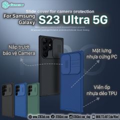 ỐP LƯNG SAMSUNG GALAXY S23 ULTRA 5G NILLKIN CAMSHIELD PRO BẢO VỆ CAMERA CHÍNH HÃNG