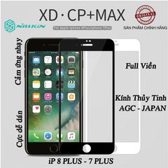 MIẾNG DÁN CƯỜNG LỰC IPHONE 8 PLUS - 7 PLUS NILLKIN XD CP+MAX CHÍNH HÃNG