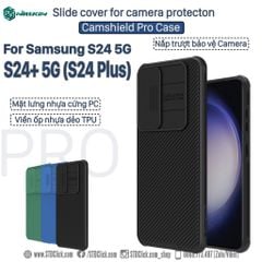 ỐP LƯNG SAMSUNG GALAXY S24+ ( S24 Plus ) - S24 5G NILLKIN CAMSHIELD PRO CHÍNH HÃNG - BẢO VỆ CAMERA