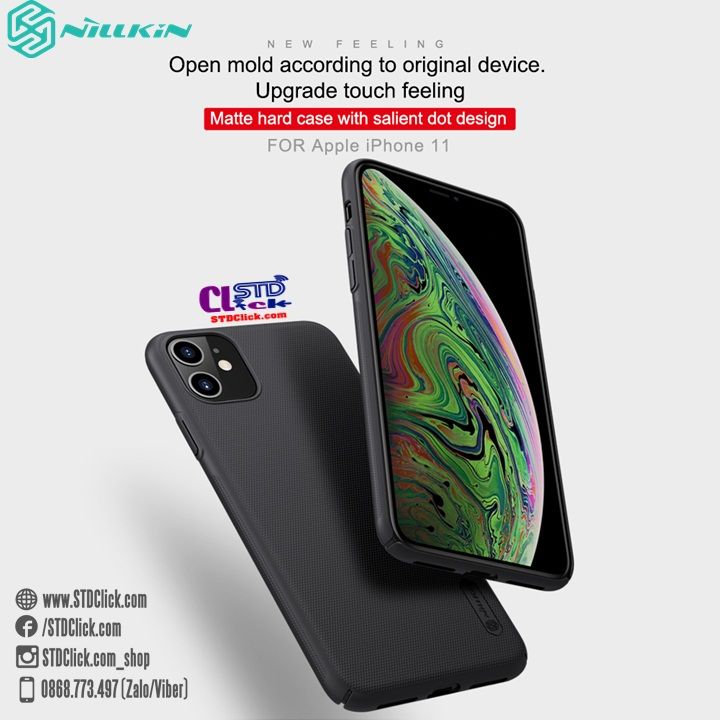 ỐP LƯNG IPHONE 11 NILLKIN NHỰA CỨNG CHÍNH HÃNG