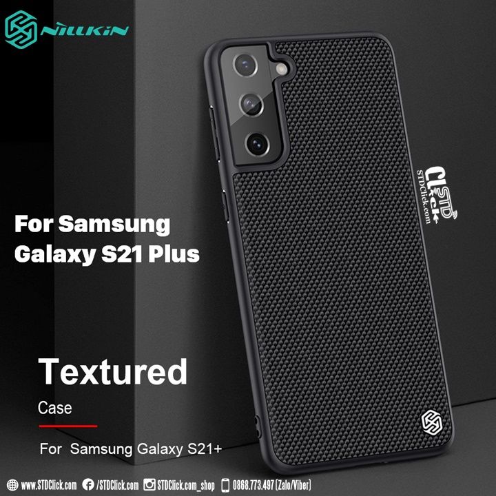 ỐP LƯNG SAMSUNG GALAXY S21 PLUS NILLKIN TEXTURED NYLON FIBER CHÍNH HÃNG