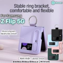 ỐP LƯNG SAMSUNG GALAXY Z FLIP 4 5G NILLKIN CAMSHIELD SILKY SILICON BẢO VỆ CAMERA CHÍNH HÃNG