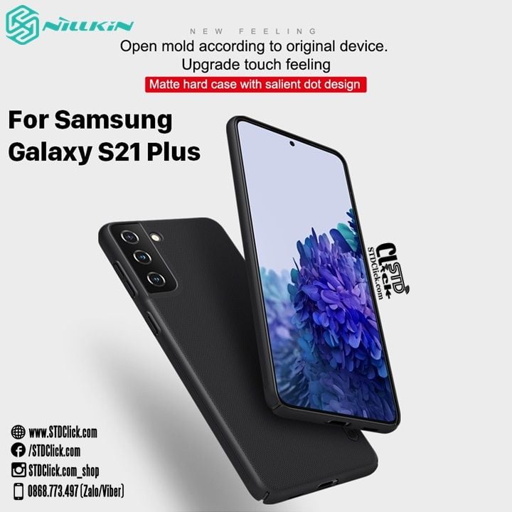 ỐP LƯNG SAMSUNG GALAXY S21 PLUS NILLKIN NILLKIN NHỰA CỨNG CHÍNH HÃNG