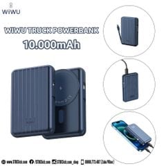 PIN SẠC DỰ PHÒNG WIWU TRUNK CHÍNH HÃNG 10.000MAH - 20.000MAH HỔ TRỢ SẠC KHÔNG DÂY NAM CHÂM 15W CHO IP 13, 14 VÀ 15 SERI