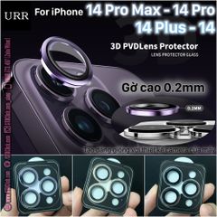 KÍNH CAMERA IPHONE 14 PRO MAX - 14 PRO - 14 PLUS - 14 MINI URR AUTOBOT 3D AR SIÊU MỎNG CHÍNH HÃNG