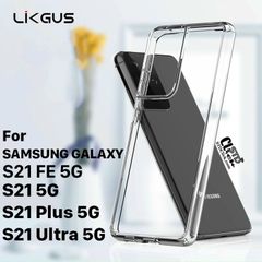 ỐP LƯNG SAMSUNG GALAXY S21 FE 5G - S21 5G - S21 PLUS 5G - S21 ULTRA 5G LIKGUS LƯNG CỨNG TRONG VIỀN DẺO CHÍNH HÃNG