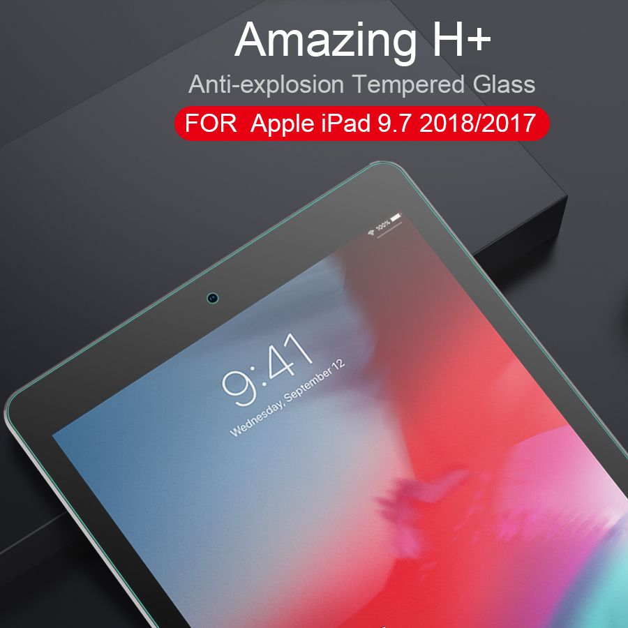 MIẾNG DÁN CƯỜNG LỰC IPAD 9.7 2018 - 2017 - AIR 1 - 2 NILLKIN H+PRO CHÍNH HÃNG