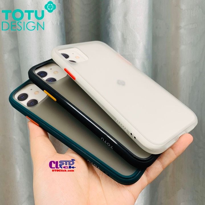 ỐP LƯNG IPHONE 11 TOTU GINGLE LƯNG NHÁM BẢN MỎNG CHÍNH HÃNG