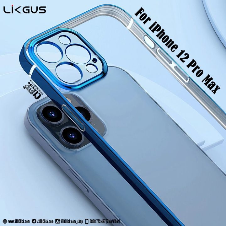 ỐP LƯNG IPHONE 12 PRO MAX - 12 PRO - 12 LIKGUS SILICON BẢO VỆ CAMERA CHÍNH HÃNG