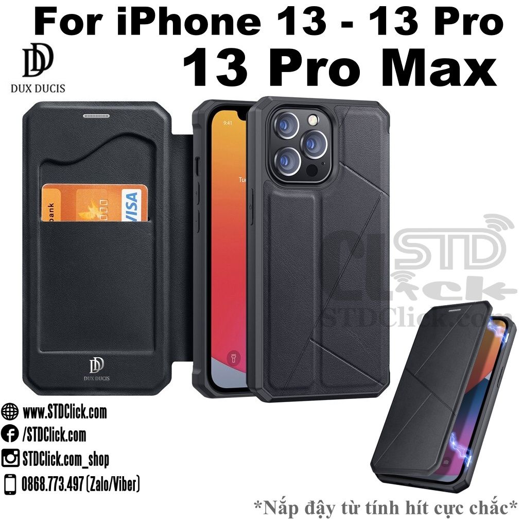 BAO DA IPHONE 13 - 13 PRO - 13 PRO MAX DUX DUCIS SKIN X CHÍNH HÃNG