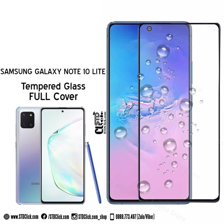 Miáº¿ng Dan CÆ°á»ng Lá»±c Samsung Galaxy Note 10 Lite Full Tempered Glass Há» Thá»ng Ban Láº» Phá»¥ Kiá»n Va Vitamin Uc Xach Tay Chinh Hang Gia Ráº»