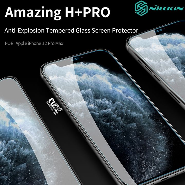 KÍNH CƯỜNG LỰC IPHONE 12 PRO MAX NILLKIN H+PRO CHÍNH HÃNG