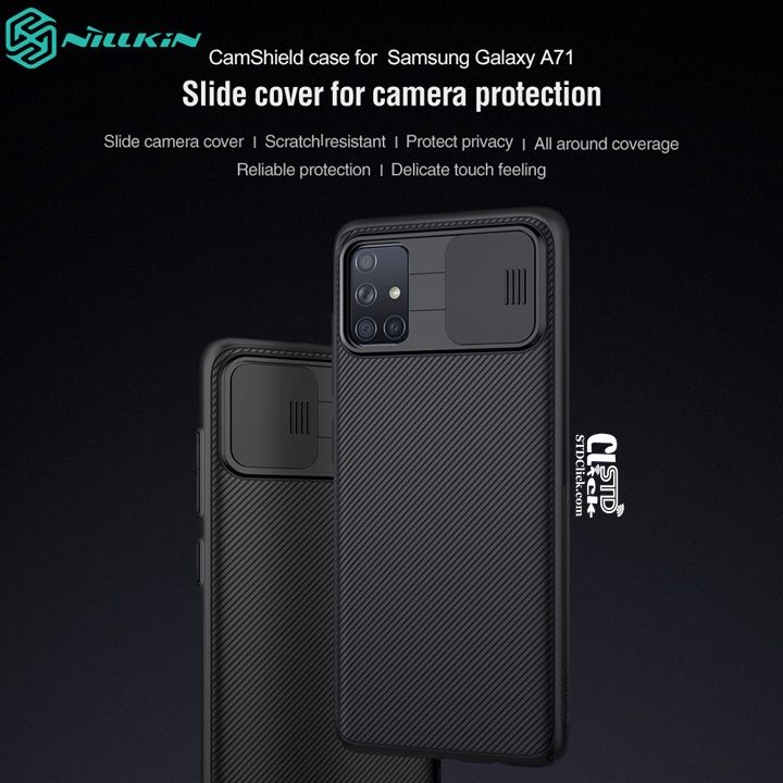 ỐP LƯNG SAMSUNG GALAXY A71 NILLKIN CAMSHIELD BẢO VỆ CAMERA CHÍNH HÃNG