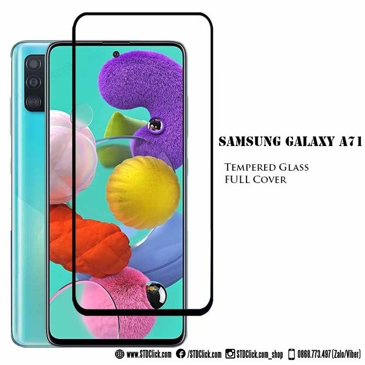 MIẾNG DÁN CƯỜNG LỰC SAMSUNG GALAXY A71 FULL TEMPERED GLASS