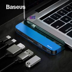 HUB CHUYỂN TYPE C BASEUS MULTIFUNCTIONAL 5 IN 1 TYPE-C TO 2XUSB3.0 HDMI PDx2 CHÍNH HÃNG