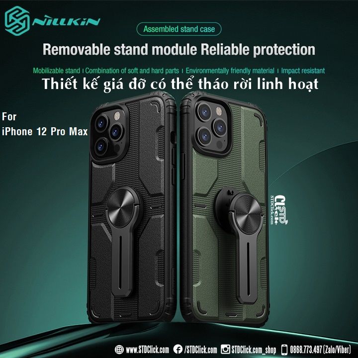 ỐP LƯNG IPHONE 12 PRO MAX NILLKIN MEDLEY CHỐNG SỐC CHÍNH HÃNG