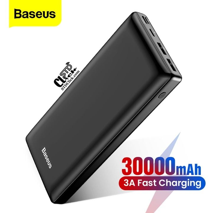 PIN SẠC DỰ PHÒNG BASEUS MINI JA 30.000MAH X30 3 CỔNG CHÍNH HÃNG