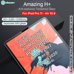 KÍNH CƯỜNG LỰC IPAD PRO M2 11 2022 - M1 11 2021 - 11 2020 NILLKIN H+ CHÍNH HÃNG