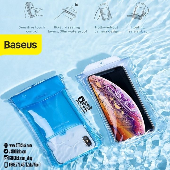 TÚI CHỐNG NƯỚC BASEUS SAFE AIRBAG 7.0 INCH CHÍNH HÃNG