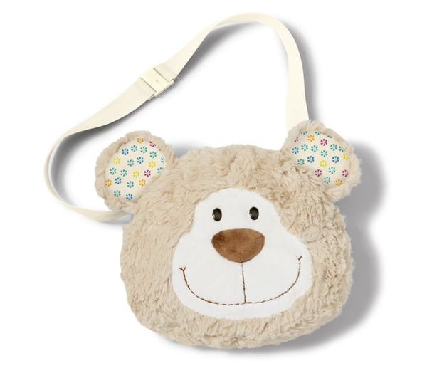  Đồ chơi thú nhồi bông 25x23cm gấu Teddy bear túi đeo shoulderbag | NICI-39099 