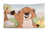  41912-Gối bông NICI GERMANY hải ly vui vẻ Beaver ( 43x25cm ) 