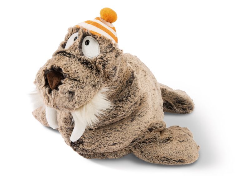  Thú nhồi bông 35cm-sư tử biển walrus Walbo Wabbel Winter-Nici Germany-45734 