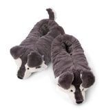  Thú nhồi bông 38-41cm dép bông chó Husky slippers - 45745|Nici Germany 