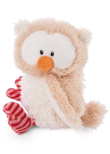  Đồ chơi thú bông 25cm cú Owluna owl xoay đầu head turnable 360 độ | NICI-46095 