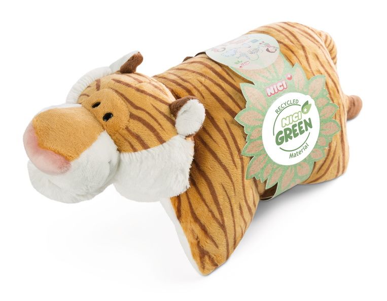  Thú bông kèm gối 2in1 GO GREEN Tiger Tiger-Lilly 40x30cm NICI 47229 