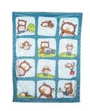  Đồ chơi thú bông 106x140cm cú rừng thông thái Oscar owl printed blanket mền|chăn in | NICI-48788 