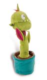  Thú nhồi bông 32cm-carnivorous plant Gisela nhảy múa GREEN Happy Flowers dancing-Nici Germany-49089 
