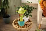  Thú nhồi bông 32cm-carnivorous plant Gisela nhảy múa GREEN Happy Flowers dancing-Nici Germany-49089 