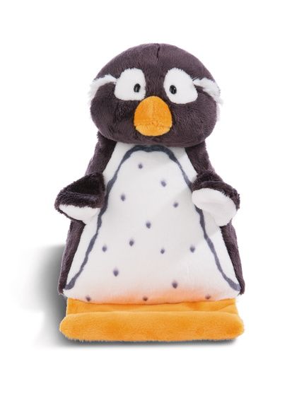  Thú nhồi bông 19x14x18cm-đế điện thoại cánh cụt penguin Stas Winter NICI GO GREEN-Nici Germany-49354 